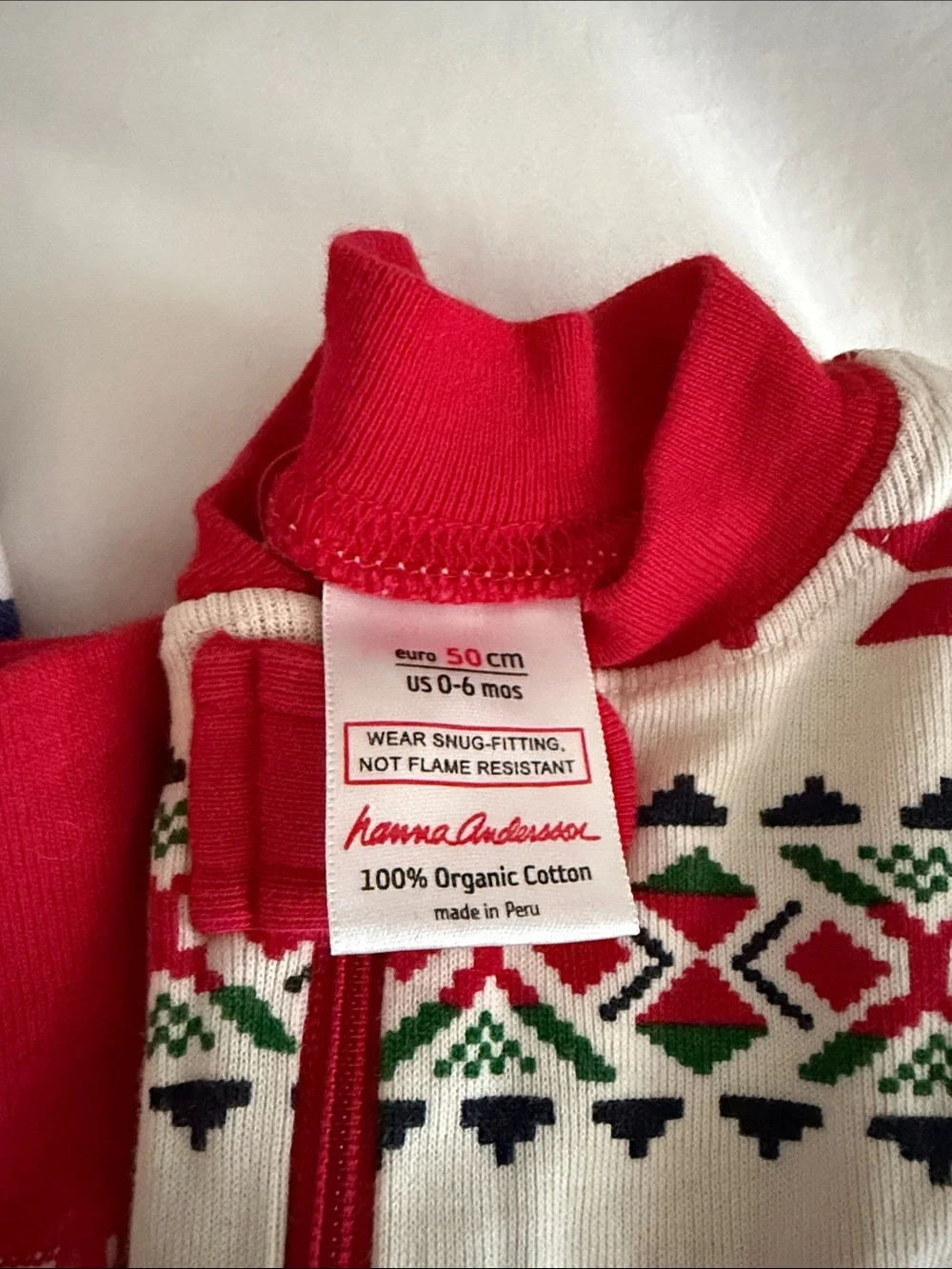 Hanna Andersson Kids Baby Holiday Pajamas Bundle 0-3 mo
